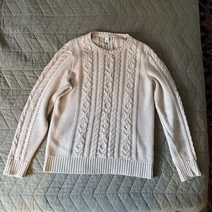 L. L. Bean Cotton Fisherman Sweater
